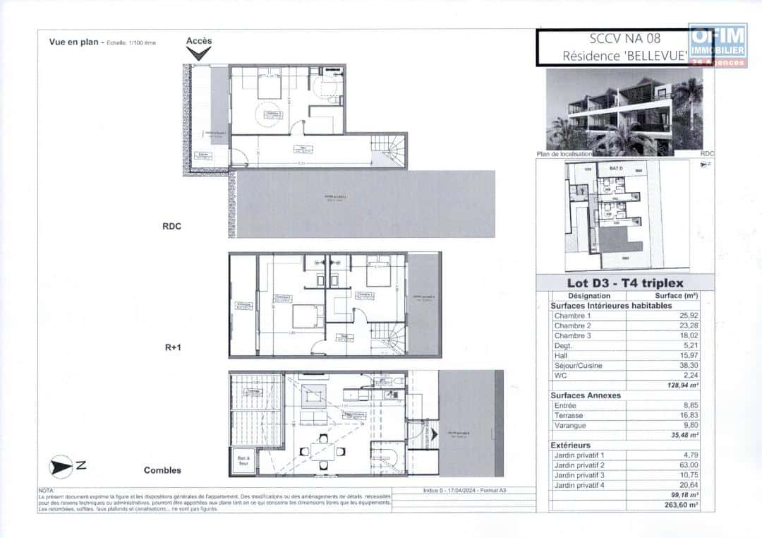 OFIM-vente-appartement-T4-triplex-avec-vue-mer-et-moantgane-saint-gilles-les-bains-